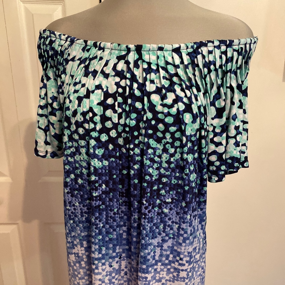 Style & Co. Pleated short sleeve top
